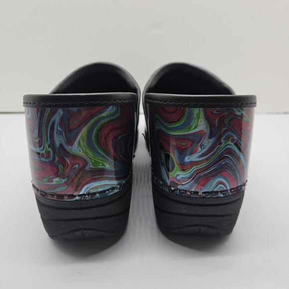 Dansko Women's XP 2.0 Marble Swirl Patent Leather Slip-On Clog Euro 36 US 5.5-6 - Picture 5 of 8